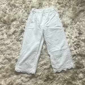 🩷4/$20 Zara girls white culottes size 8